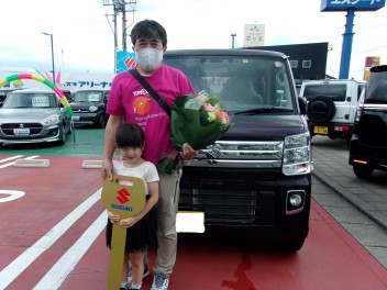 先日、S様にエブリイワゴンご納車致しました！